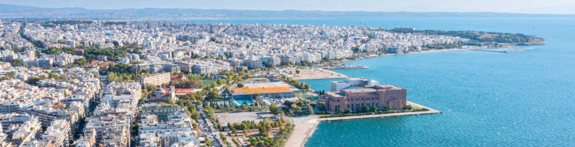 Aerial view of Thessaloniki