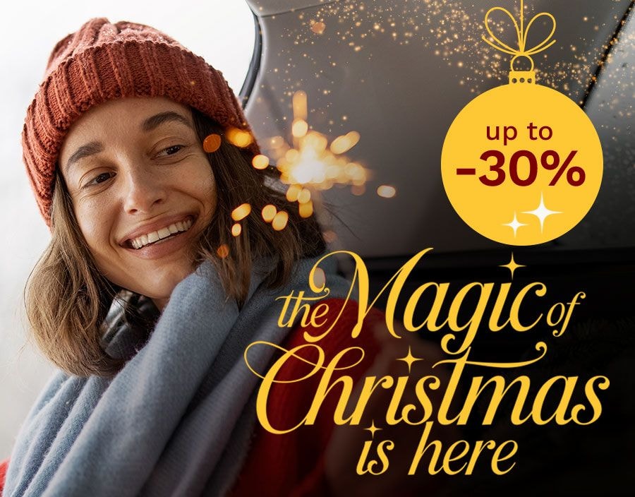 UP TO 30% OFF 🎄 Christmas Time!