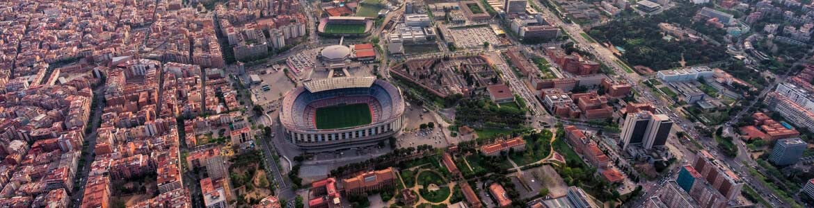 Αεροφωτογραφία του Camp Nou - Βαρκελώνη