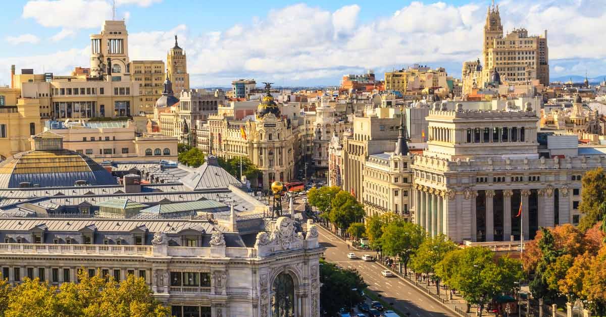 Billig hyrbil på Madrid flygplats