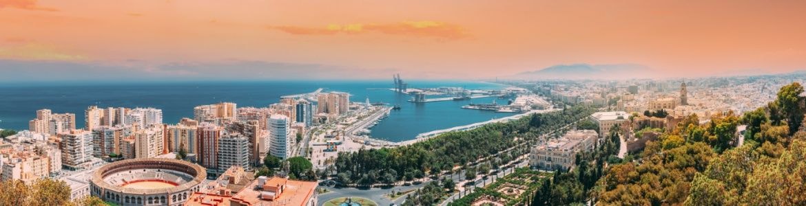 Percorso estivo in auto in Andalusia Malaga