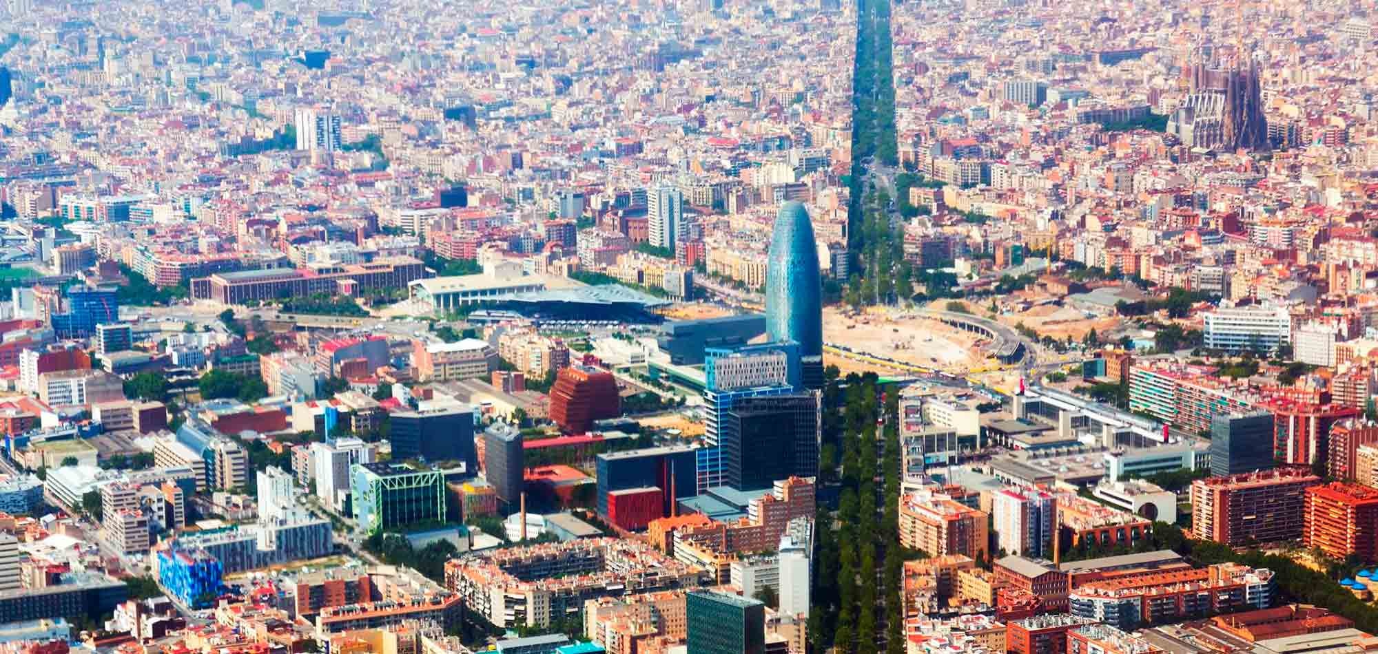 Billig leiebil i Barcelona, Avenida Diagonal - Plaza Glòries