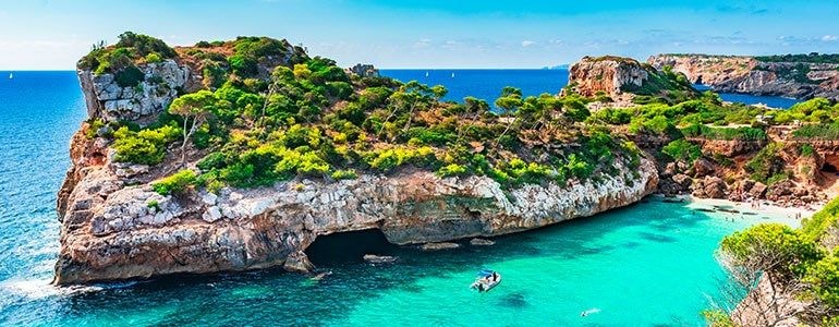 Cove and Pools of Mallorca