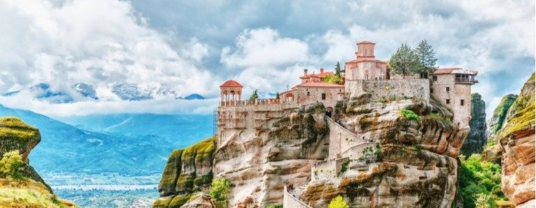 Route by car in Athens