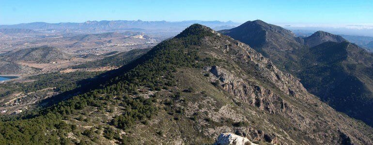 Ruta coche senderismo alicante crevillente