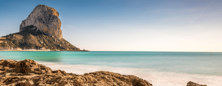 Itinerari in bicicletta Calpe Costa Blanca Noleggio auto Centauro Rent a Car