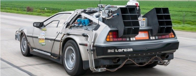 DeLorean de Regreso al Futuro