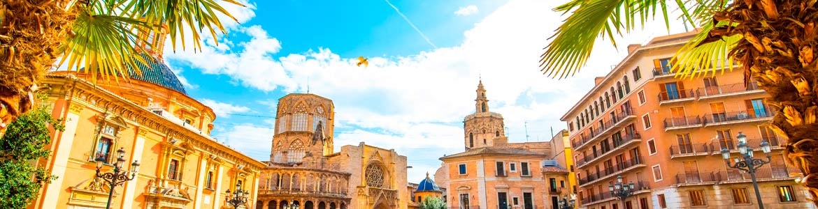 Panorámica Barrio del Carmen en Valencia